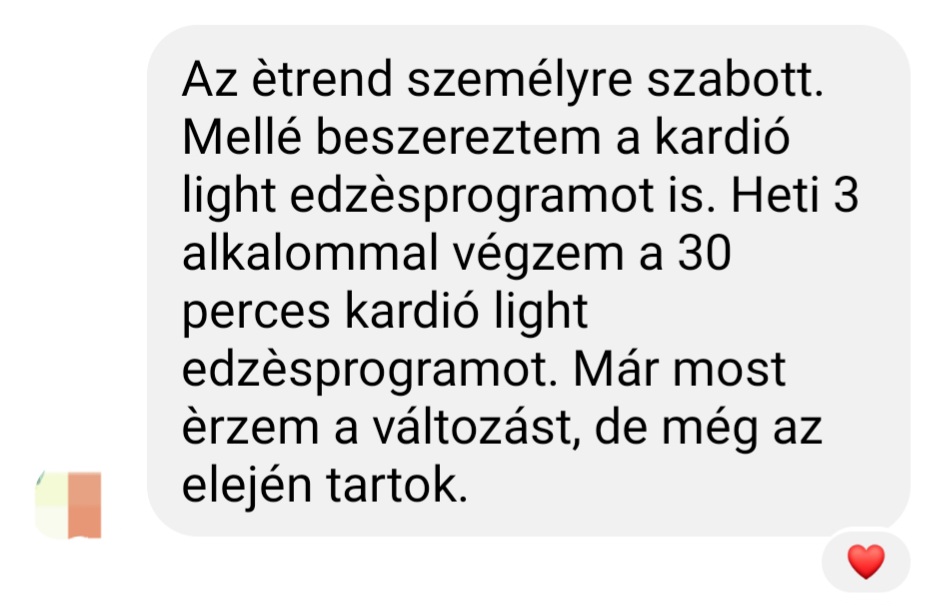 mozaik étrend visszajelzés