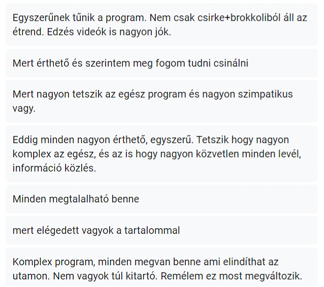 életmódváltó program komplett csomag vélemények