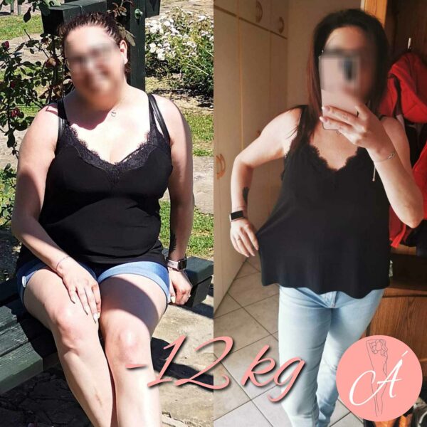 enikő 12 kg fogyása az életmódváltó programmal