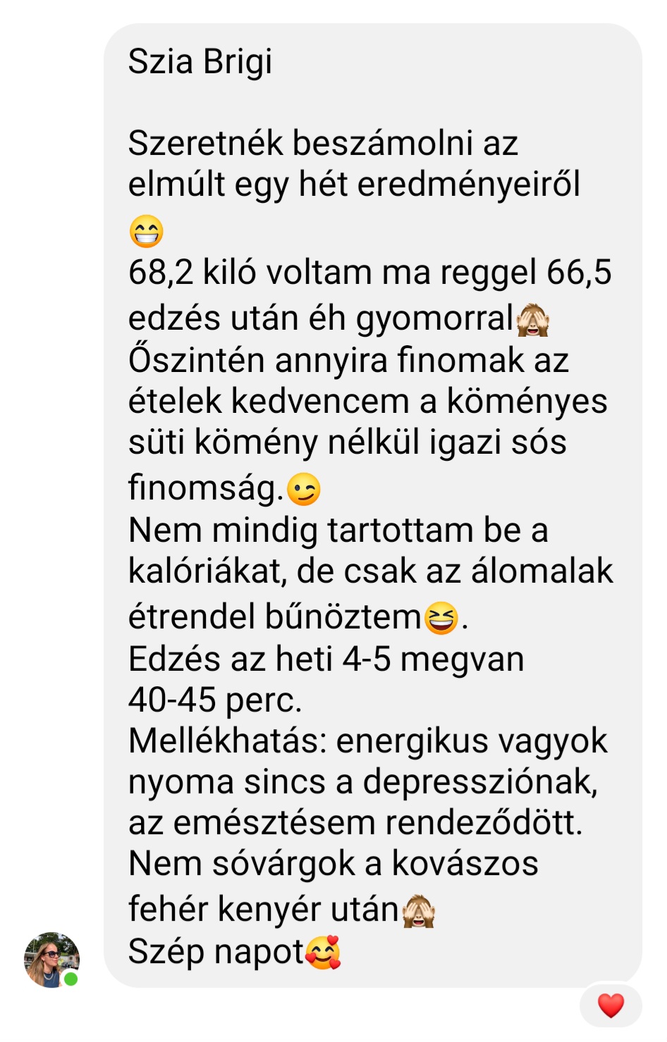 mozaik étrend visszajelzés