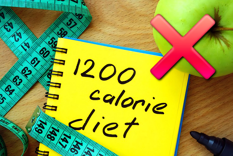 Miért nem működik az 1200 kalóriás étrend
